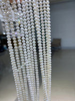 2025 Newly Wholesale Loose Freshwater Akoya Pearl Strings small 3-4mm