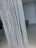 2025 Newly Wholesale Loose Freshwater Akoya Pearl Strings small 3-4mm