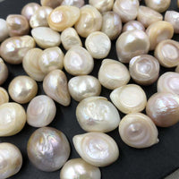 ELEISPL JEWELRY 160g Big Beads Undrilled Baroque Real Pearls 12-20mm  #1001-1