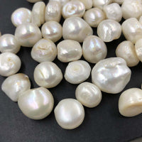 ELEISPL JEWELRY 200g Loose Freshwater Cultured Pearls Baroque Shape Natural Color Undrilled 13-20mm Beads  #1001-3