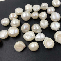 ELEISPL JEWELRY 200g Loose Freshwater Cultured Pearls Baroque Shape Natural Color Undrilled 13-20mm Beads  #1001-3