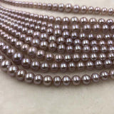 ELEISPL JEWELRY AAA 1 Strands 4-9mm Purple Freshwater Pearl Loose String  #1009