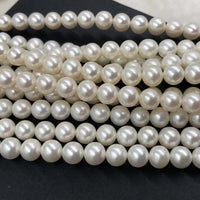 ELEISPL JEWELRY  AAA Stunning Loose Pearl String 40cm Near 8mm Round  #1012