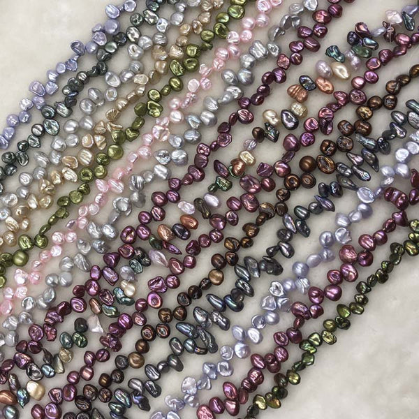 ELEISPL JEWELRY Wholesale 15 Strings Mixed Keshi Freshwater Pearls Reborn Beads   #1013-2