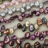 ELEISPL JEWELRY Wholesale 15 Strings Mixed Keshi Freshwater Pearls Reborn Beads   #1013-2