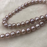 ELEISPL JEWELRY Wholesale 6 Strands Mixed Pink Purple Hight Quality 7.5-8mm Round Pearl