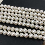 ELEISPL Fine Jewelry For 2 Strands 9mm Round Freshwater Pearls Loose String For Necklace 40cm  #1016