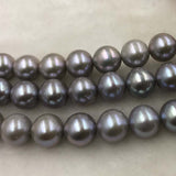 ELEISPL Jewelry AAA Gorgeous 1 Strands 10mm Round Real Pearls Loose String For Necklace 40cm #1017