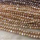 ELEISPL JEWELRY For 12 Strands 7-9mm Nugget Baroque Freshwater Pearls #1021