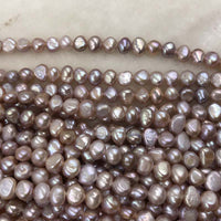 ELEISPL JEWELRY For 12 Strands 7-9mm Nugget Baroque Freshwater Pearls #1021