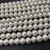 ELEISPL Gorgeous Near 10mm White Mixed Freshwater Pearls 1 String   #1023