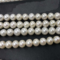 ELEISPL Gorgeous Near 10mm White Mixed Freshwater Pearls 1 String   #1023