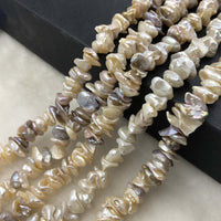 ELEISPL JEWELRY Wholesale 5 Strings 7-10mm KeShi Baroque Pearls #1029-6