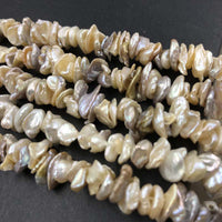 ELEISPL JEWELRY Wholesale 5 Strings 7-10mm KeShi Baroque Pearls #1029-6