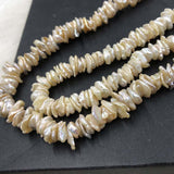 ELEISPL Wholesale 350g Different Size Baroque Keshi Pearl Loose Strings #1030-2