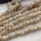 ELEISPL Wholesale 350g Different Size Baroque Keshi Pearl Loose Strings #1030-2