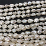 ELEISPL JEWELRY 11 Strands 6-7*7-10mm Baroque Freshwater Pearl Loose String #1036-2