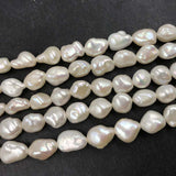 ELEISPL JEWELRY 11 Strands 6-7*7-10mm Baroque Freshwater Pearl Loose String #1036-2