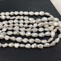 ELEISPL JEWELRY 11 Strands 6-7*7-10mm Baroque Freshwater Pearl Loose String #1036-2