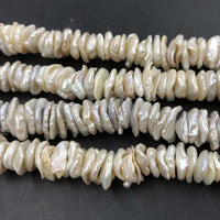 ELEISPL JEWELRY Wholesale 4 String 10-15mm Natural KeShi Pearls #1037-1