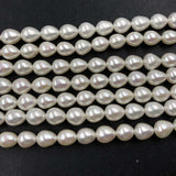 ELEISPL FINE Rice Pearls Jewelry 6.5-7mm Freshwater Pearls  #1059