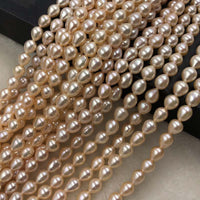 ELEISPL FINE Rice Pearls Jewelry 6.5-7mm Freshwater Pearls  #1059