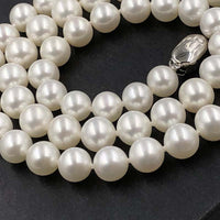 ELEISPL JEWELRY AAA Top Pearls Necklace 8mm 9mm Round Can Choose