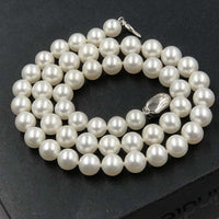 ELEISPL JEWELRY AAA Top Pearls Necklace 8mm 9mm Round Can Choose