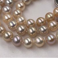 ELEISPL JEWELRY AAA Top Pearls Necklace 8mm 9mm Round Can Choose