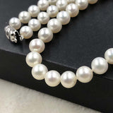 ELEISPL JEWELRY AAA Top Pearls Necklace 8mm 9mm Round Can Choose