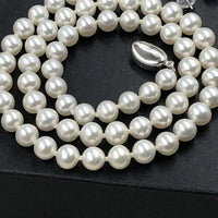 ELEISPL JEWELRY AAA Top Pearls Necklace 8mm 9mm Round Can Choose