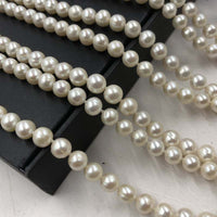 ELEISPL JEWELRY 7.5－8.5mm White Pearls Necklace Or Sets