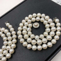 ELEISPL JEWELRY 7.5－8.5mm White Pearls Necklace Or Sets