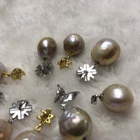 ELEISPL JEWELRY 9 Qty 12-15mm Mixed Furrow Kasumi Pearl Pendants #23500-1