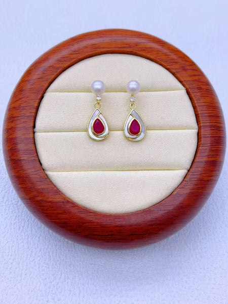 2025 Newly Customized different style real pearl earring (淡水珍珠各种新款耳环批量订制）