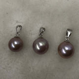 ELEISPL Wholesale 5 PCS 9-10mm Round Kasumi Pearls Pendants #498-35-6