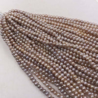 ELEISPL JEWELRY 10 Strands 7-8mm Purple White Freshwater Pearls Loose Beads Strings #495