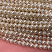 ELEISPL JEWELRY 10 Strands 7-8mm Purple White Freshwater Pearls Loose Beads Strings #495