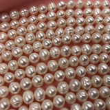 ELEISPL JEWELRY 10 Strands 7-8mm Purple White Freshwater Pearls Loose Beads Strings #495