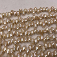 ELEISPL JEWELRY Wholesale 10 Strands 4mm*6-7mm  Freshwater Light Pink Pearl Strings Small Beads #497-6