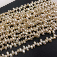 ELEISPL JEWELRY Wholesale 10 Strands 4mm*6-7mm  Freshwater Light Pink Pearl Strings Small Beads #497-6