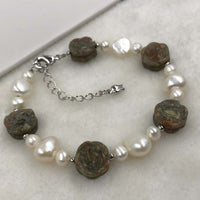 ELEISPL JEWELRY Wholesale 12 Pieces Mix Style Real FW Pearls With Other Beads Bracelets #498-29