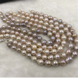 ELEISPL 1 String 12-15mm Near Drop Nucleated Kasumi Pearls 40cm  #500-2