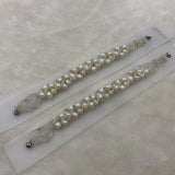 ELEISPL JEWELRY Lots 16 Pieces Handcraft Freshwater White Pearls Bracelets Magnetic Clasp #500-6