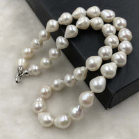 ELEISPL 50CM Long 11-12*12-14mm Lovely Drop Pearls Necklace #501-8