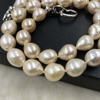 ELEISPL JEWELRY Luster Drop 10-11*12-14mm FW Pearls Necklace #502-20