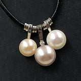 ELEISPL 4 PCS 9.5-10MM FW Pearls Pendant Necklace  #602-49