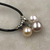 ELEISPL 4 PCS 9.5-10MM FW Pearls Pendant Necklace  #602-49