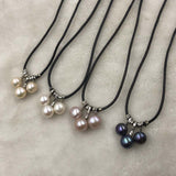 ELEISPL 4 PCS 9.5-10MM FW Pearls Pendant Necklace  #602-49