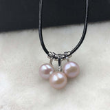 ELEISPL 4 PCS 9.5-10MM FW Pearls Pendant Necklace  #602-49